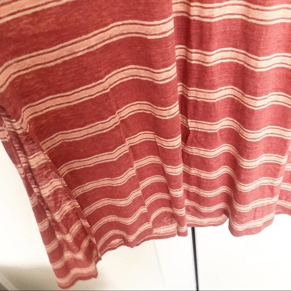 JOIE Tropic Red Striped 100% Linen Brellen Sleevelss Maxi Dress Size Small NEW - Picture 7 of 11